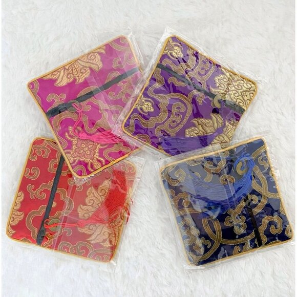 Betsey Johnson Jeweled Critters Charm Necklace & Mini Travel Jewelry Bag - Picture 8 of 8